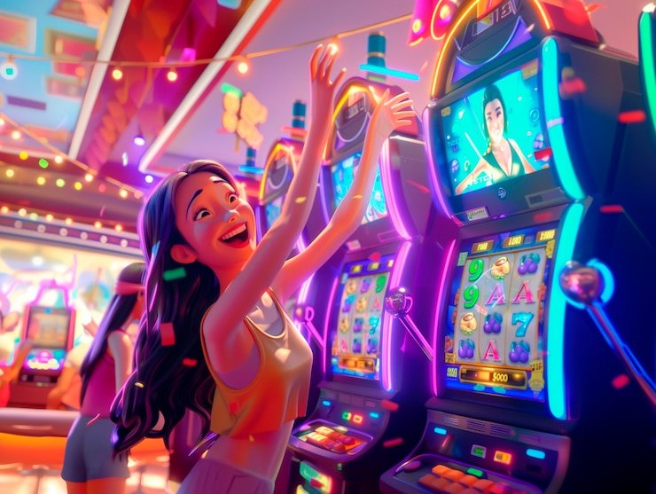 Antarmuka Big Time Gaming di ponsel Android